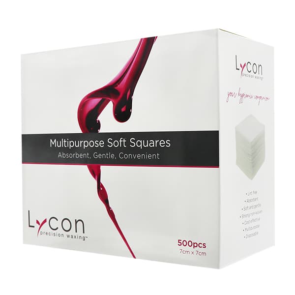 LYCON MULTIPURPOSE SOFT SQUARES (500PK)